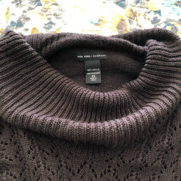 Soft Brown Cowl Neck Sweater - Picture 2 of 4